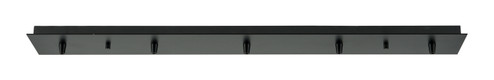 Custom Cord Five Light Multi Port Canopy in Matte Black (405|125-BK)