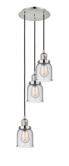 Franklin Restoration Three Light Pendant in Polished Nickel (405|113F-3P-PN-G54)