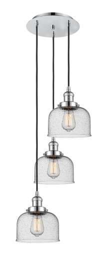 Franklin Restoration Three Light Pendant in Polished Chrome (405|113F-3P-PC-G74)