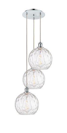 Ballston Three Light Pendant in Polished Chrome (405|113B-3P-PC-G1215-10)