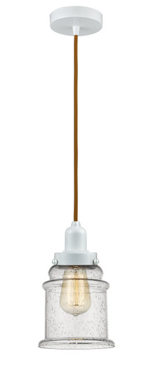 Whitney One Light Mini Pendant in White (405|100W-10CR-0H-W-G184)