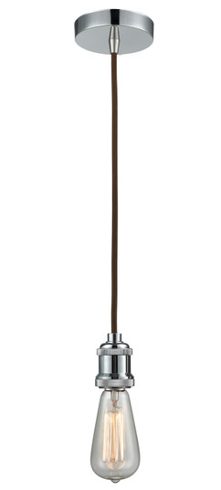 Edison One Light Mini Pendant in Polished Chrome (405|100PC-10BR-1PC)