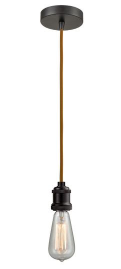 Edison One Light Mini Pendant in Oil Rubbed Bronze (405|100OB-10CR-1OB)