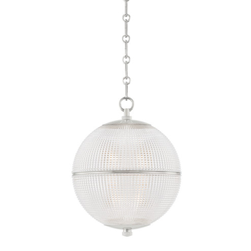 Sphere No. 3 One Light Pendant in Polished Nickel (70|MDS800-PN)