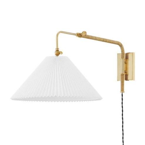 Dorset One Light Wall Sconce in Aged Brass (70|MDS510-AGB)