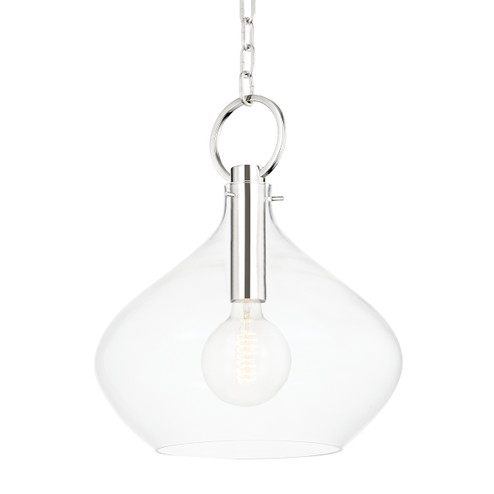 Lina One Light Pendant in Polished Nickel (70|BKO253-PN)