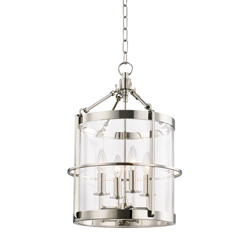 Ren Four Light Lantern in Polished Nickel (70|BKO200-PN)