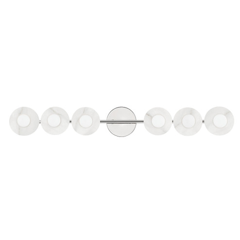 Elmont Six Light Bath Bracket in Polished Nickel (70|9206-PN)