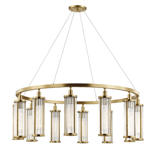 Marley 12 Light Pendant in Aged Brass (70|9142-AGB)