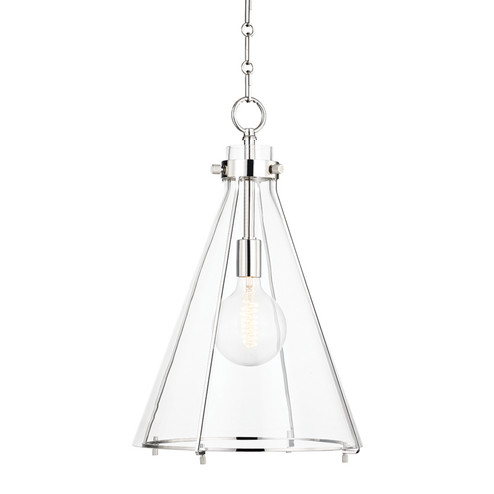 Eldridge One Light Pendant in Polished Nickel (70|7304-PN)