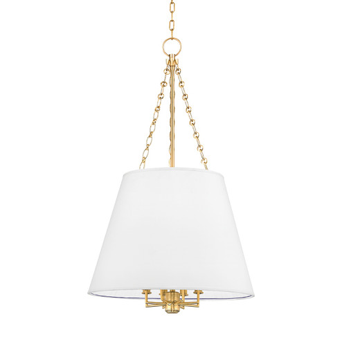 Burdett Eight Light Pendant in Aged Brass (70|6422-AGB)