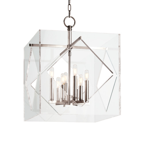 Travis Eight Light Pendant in Polished Nickel (70|5920-PN)