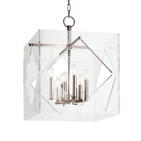 Travis Eight Light Chandelier in Polished Nickel (70|5920-PN)