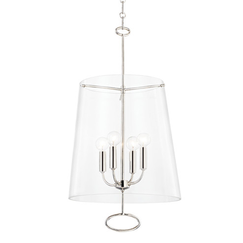 James Four Light Pendant in Polished Nickel (70|4717-PN)