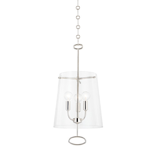 James Three Light Pendant in Polished Nickel (70|4711-PN)