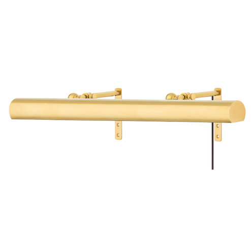 Vernon Four Light Picture Light With Plug in Aged Brass (70|2430-AGB)