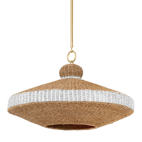 Bethel One Light Pendant in Vintage Gold Leaf (70|1830-VGL)