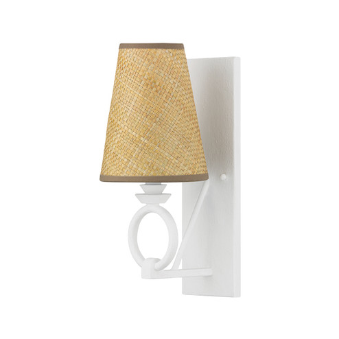 Pendelton One Light Wall Sconce in White Plaster (70|1710-WP)