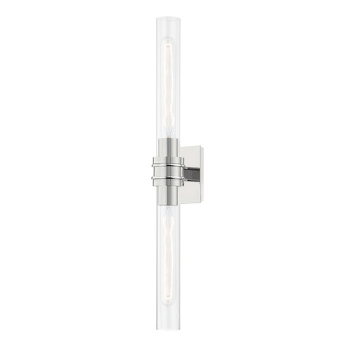 Oakfield Two Light Bath Bracket in Polished Nickel (70|1042-PN)