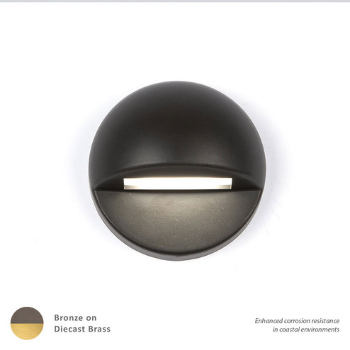 3011 LED Deck and Patio Light in Bronze on Brass (34|3011-27BBR)