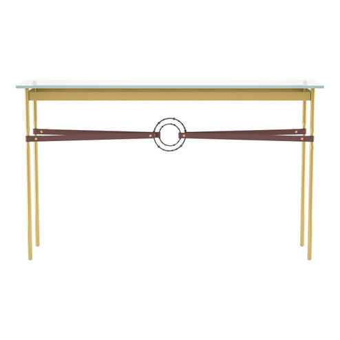 Equus Equus Console Table in Modern Brass (39|750118-86-20-LB-VA0714)