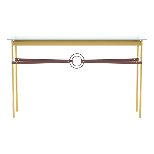 Equus Equus Console Table in Modern Brass (39|750118-86-14-LB-VA0714)