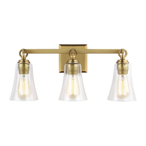 Monterro Three Light Vanity in Burnished Brass (454|VS24703BBS)