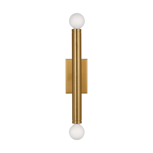 Beckham Modern Two Light Wall Sconce in Burnished Brass (454|TW1122BBS)