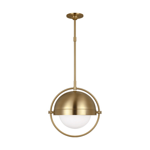 Bacall One Light Pendant in Burnished Brass (454|TP1101BBS)