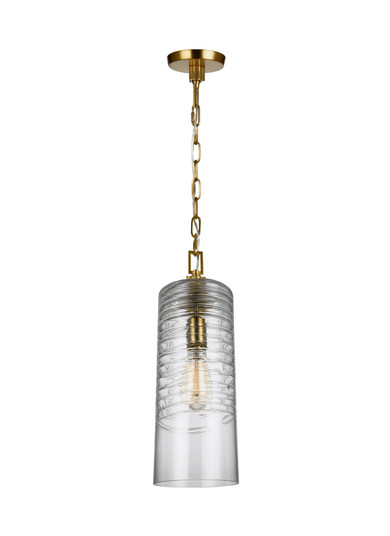 Elmore One Light Pendant in Burnished Brass (454|P1446BBS)