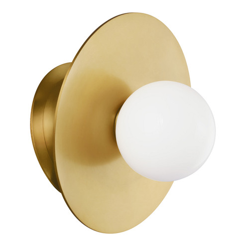 Nodes One Light Wall Sconce in Burnished Brass (454|KW1041BBS)