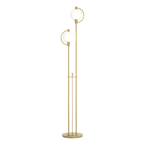 Pluto Two Light Floor Lamp in Modern Brass (39|242210-SKT-86-GG0436)