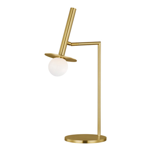 Nodes One Light Table Lamp in Burnished Brass (454|KT1001BBS2)