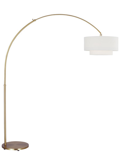 Sawyer One Light Floor Lamp in Burnished Brass (454|KST1031BBS1)