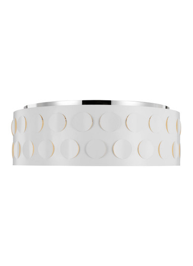 Dottie Four Light Flush Mount in Polished Nickel (454|KSF1024PN)