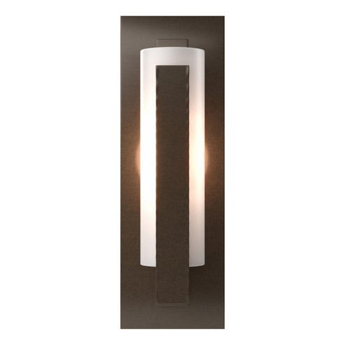 Vertical Bar Forged Vertical Bar Sconce - Steel Backplate in Bronze (39|217185-SKT-05-GG0065)