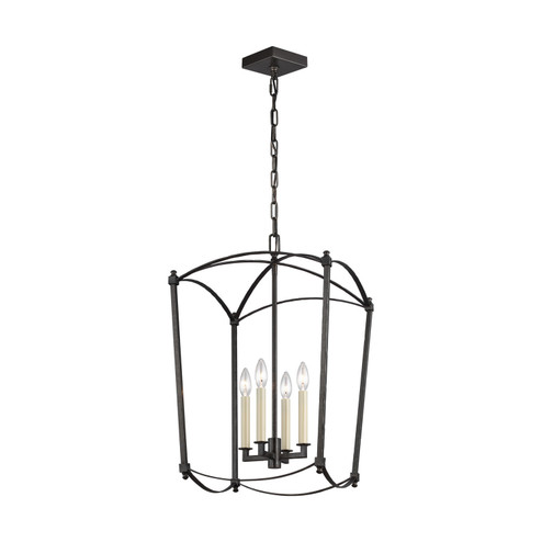 Thayer Four Light Lantern in Smith Steel (454|F3322/4SMS)