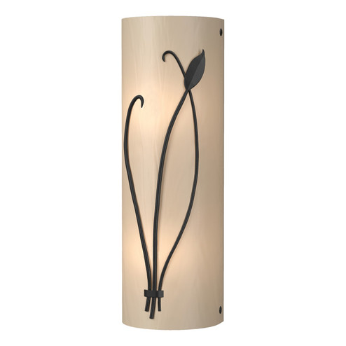 Leaf Forged Leaf and Stem Sconce in Black (39|205770-SKT-LFT-10-BB0410)