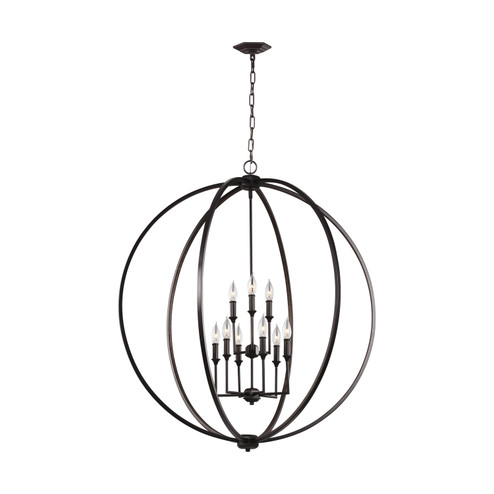 Corinne Nine Light Chandelier in Oil Rubbed Bronze (454|F3058/9ORB)