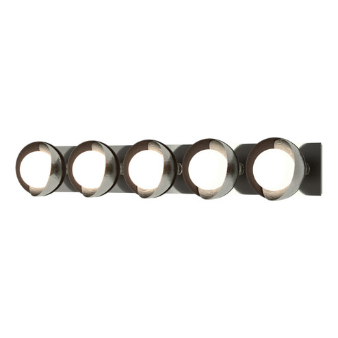 Brooklyn Brooklyn 5-Light Straight Double Shade Bath Sconce in Sterling (39|201379-SKT-85-14-GG0711)