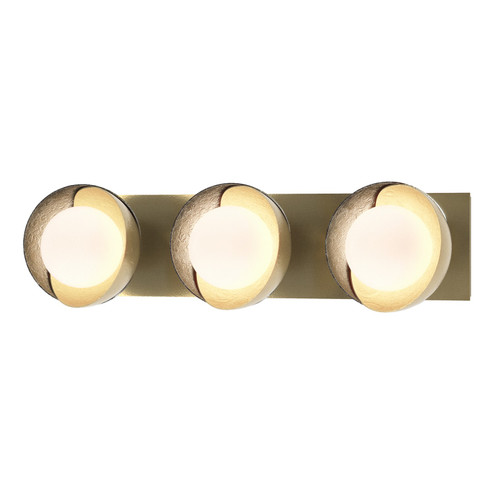 Brooklyn Brooklyn 3-Light Straight Double Shade Bath Sconce in Modern Brass (39|201378-SKT-86-85-GG0711)