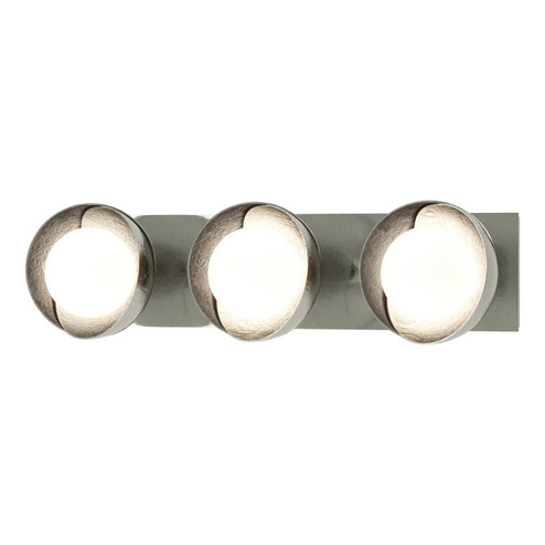 Brooklyn Brooklyn 3-Light Straight Double Shade Bath Sconce in Sterling (39|201378-SKT-85-85-GG0711)