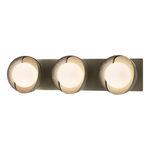 Brooklyn Brooklyn 3-Light Straight Double Shade Bath Sconce in Soft Gold (39|201378-SKT-84-85-GG0711)