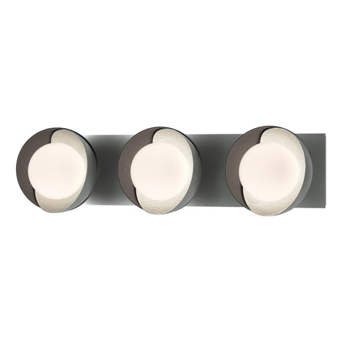 Brooklyn Brooklyn 3-Light Straight Double Shade Bath Sconce in Vintage Platinum (39|201378-SKT-82-10-GG0711)