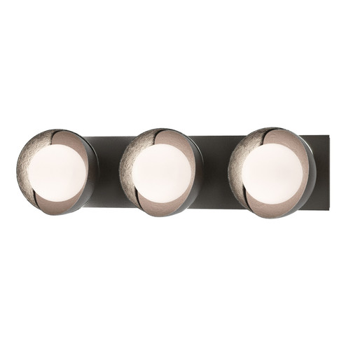 Brooklyn Brooklyn 3-Light Straight Double Shade Bath Sconce in Oil Rubbed Bronze (39|201378-SKT-14-85-GG0711)