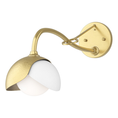 Brooklyn Brooklyn 1-Light Double Shade Long-Arm Sconce in Modern Brass (39|201377-SKT-86-02-GG0711)