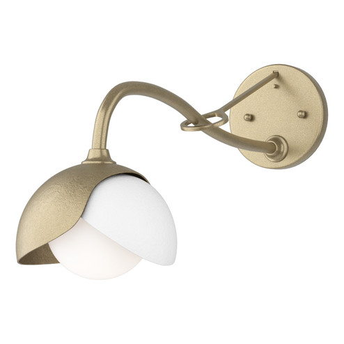 Brooklyn Brooklyn 1-Light Double Shade Long-Arm Sconce in Soft Gold (39|201377-SKT-84-02-GG0711)
