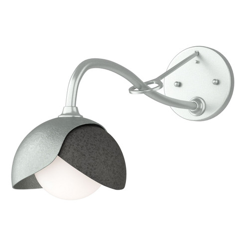 Brooklyn Brooklyn 1-Light Double Shade Long-Arm Sconce in Vintage Platinum (39|201377-SKT-82-20-GG0711)