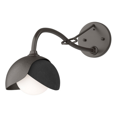 Brooklyn Brooklyn 1-Light Double Shade Long-Arm Sconce in Oil Rubbed Bronze (39|201377-SKT-14-10-GG0711)