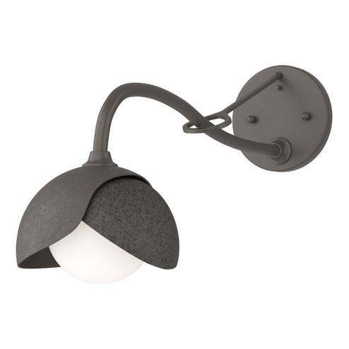 Brooklyn Brooklyn 1-Light Double Shade Long-Arm Sconce in Dark Smoke (39|201377-SKT-07-20-GG0711)